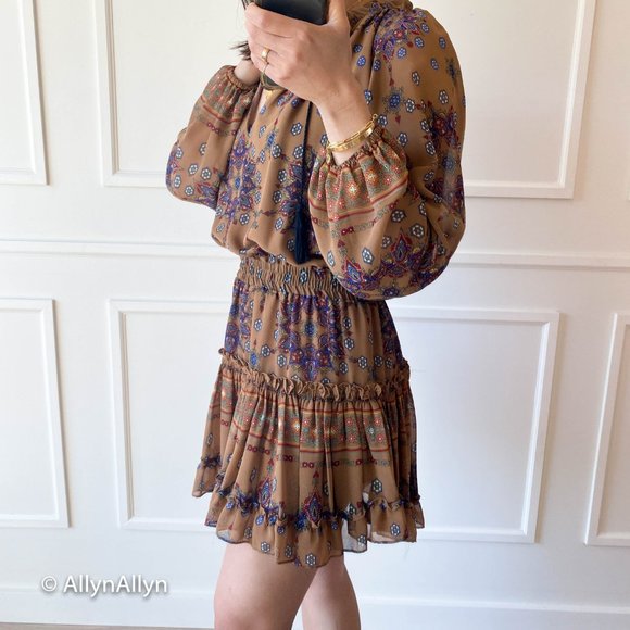 Dresses & Skirts - Misa Los Angeles Tan Mini Dress - XS